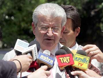 Ενημέρωση Καραμανλή από τον Χρ.Φώλια για τον αγωγό Μπουργκάς-Αλεξανδρούπολη