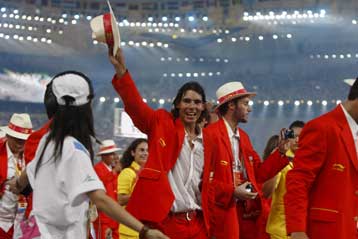 Ο Ναδάλ παραδέχθηκε ότι κουράστηκε από την τελετή έναρξης