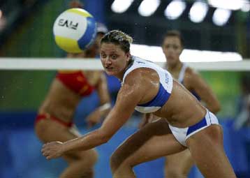 Πάλεψαν στη βροχή Θάλεια/Μαρία, αλλά έχασαν 2-1 σετ από τις Κινέζες