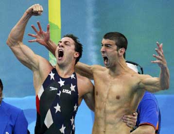 Κρατήθηκε στο κυνήγι των οκτώ μεταλλίων ο Φελπς χάρη στον Λέζακ