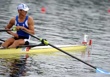 Προσπάθησε αλλά αποκλείστηκε από τον τελικό ο Χρήστου στο σκιφ ανδρών