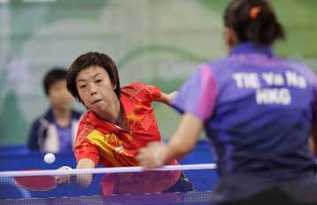 Σιγκαπούρη-Κίνα το ζευγάρι του τελικού στο ομαδικό γυναικών του Πινγκ Πονγκ