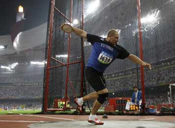 Ο Εσθονός Κάντερ έκανε την έκπληξη στον τελικό της δισκοβολίας