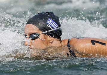 Η Λυμπερτά 11η στα 10χλμ. ανοιχτής θάλασσας