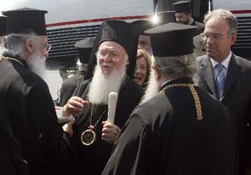 Στη Θεσσαλονίκη έφθασε ο Οικουμενικός Πατριάρχης κ. Βαρθολομαίος