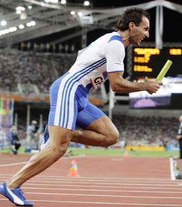 Με ψηλά το κεφάλι αποκλείστηκε η ελληνική ομάδα 4Χ400μ. ανδρών