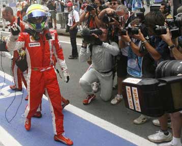 Ο Μάσα στην pole position του γκραν πρι Ευρώπης στη Βαλένθια