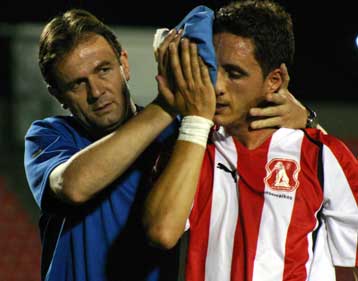 Νίκη του Πανσερραϊκού επί της Βέροιας, τραυματισμός του Γκουγκουλιά