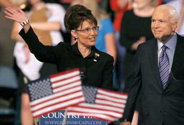 Ο Τζον Μακέιν επέλεξε την κυβερνήτρια της Αλάσκας για υποψήφια αντιπρόεδρο