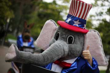 Δορυφορική σύνδεση Μπους με το Συνέδριο των Ρεπουμπλικάνων