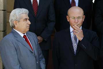 Κοινή εμφάνιση Χριστόφια – Ταλάτ σε εκδήλωση για την ειρήνη στο Λήδρα Πάλας