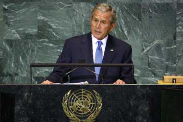 Μπους κατά Ρωσίας και… στροφή στον ΟΗΕ στη δύση της προεδρίας του