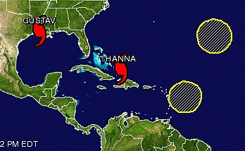 Δείτε τον τυφώνα Γκούσταβ ζωντανά