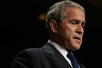 Επαφές του Τζορτζ Μπους με Ευρωπαίους ηγέτες για την πιστωτική κρίση