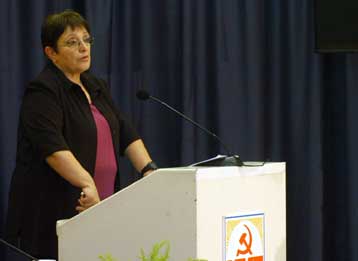 Συνέντευξη Τύπου της Αλ.Παπαρήγα για το 18ο συνέδριο του ΚΚΕ