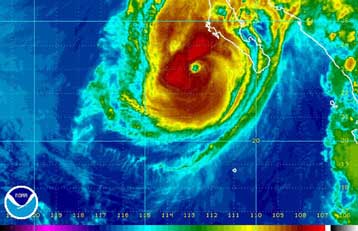 Τρεις νεκροί και δύο αγνοούμενοι από το πέρασμα του τυφώνα Νόρμπερτ στο βόρειο Μεξικό