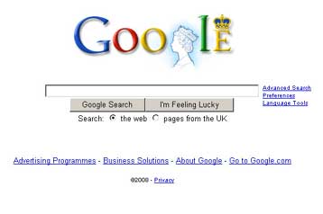 Με βασιλική «σφραγίδα» την Πέμπτη η βρετανική σελίδα της Google