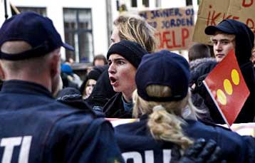 Επεισόδια στην Κριστιανία της Κοπεγχάγης μετά την κατεδάφιση κτιρίου