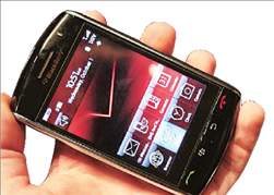 Οθόνη αφής για το νέο ΒlackΒerry