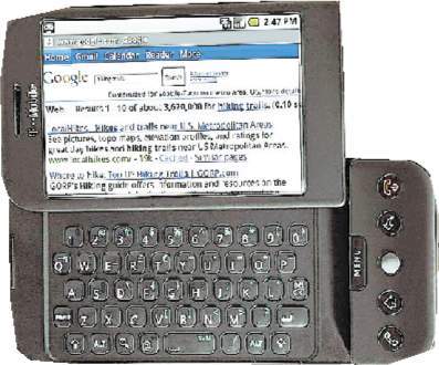 Κινητό με λογισμικό Google