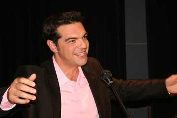 Πέντε προτάσεις για την αντιμετώπιση της οικονομικής κρίσης παρουσίασε ο Αλ.Τσίπρας