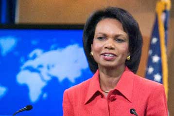 Στη Μέση Ανατολή η Κοντολίζα Ράις στη «δύση» της διακυβέρνησης Μπους