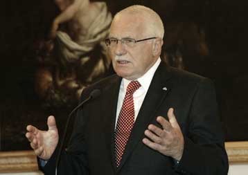 Ο Τσέχος πρόεδρος αυτοπροσδιορίζεται ως «αντιφρονών της ΕΕ»