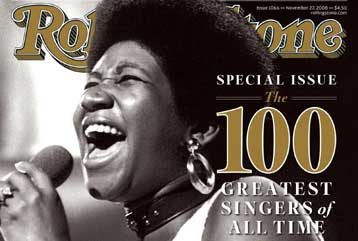 H Αρίθα Φράνκλιν η μεγαλύτερη φωνή της ροκ, σύμφωνα με ψηφοφορία του «Rolling Stone»