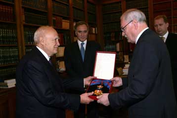 Συνάντηση του Κάρολου Παπούλια με τον Σλοβάκο ομόλογό του στο Προεδρικό Μέγαρο