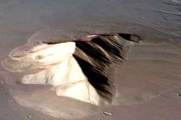 Τεράστιοι παγετώνες εντοπίστηκαν κάτω από την επιφάνεια του Αρη