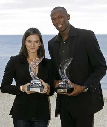 Κορυφαίοι της IAAF για το 2008 Μπολτ και Ισινμπάγεβα