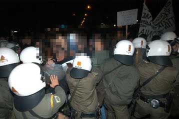 Επεισόδια μικρής έκτασης στην περιοχή του Αγίου Παντελεήμονα Αχαρνών