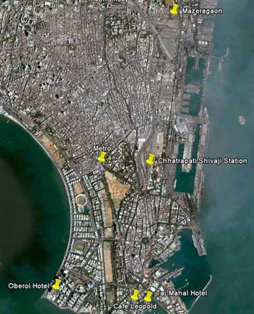 Βομβάη, η οικονομική καρδιά της Ινδίας – Τα σημεία των επιθέσεων