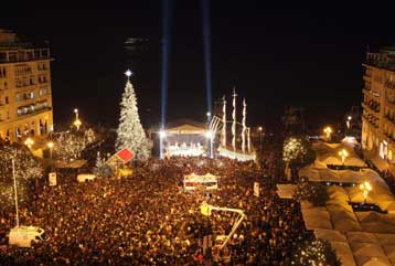 Σε χριστουγεννιάτικους ρυθμούς κινείται η Θεσσαλονίκη