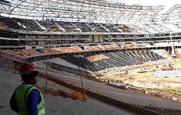 Υπέρβαση του προϋπολογισμού για τα γήπεδα του Μουντιάλ 2010