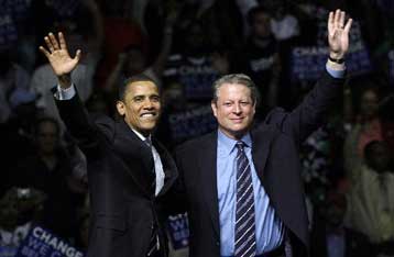 Συνάντηση Ομπάμα-Γκορ για την ενέργεια και τις κλιματικές αλλαγές