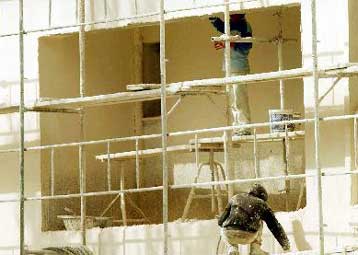 Πτώση 15,9% στην οικοδομή στο εννεάμηνο του 2008