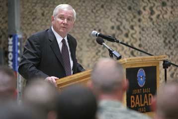 Η αποστολή των ΗΠΑ στο Ιράκ πλησιάζει στο τέλος της, δηλώνει ο Ρ.Γκέιτς