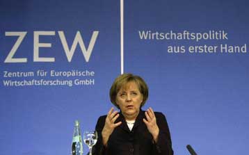 Συρρίκνωση έως 3% της γερμανικής οικονομίας το 2009 προβλέπει το Βερολίνο