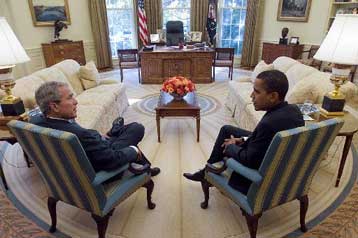 Ο Ομπάμα δεσμεύεται, ο Μπους… έσωσε την ψυχή του και ο Τσένι αυτοχειροκροτείται