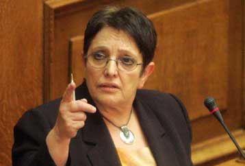 Κίνδυνο «αντιλαϊκών νόμων» για τις ταραχές, βλέπει η γγ του ΚΚΕ Αλ.Παπαρήγα