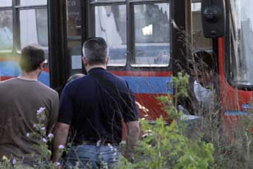 Περίεργο περισταστικό με ζημιά σε λεωφορείο του ΟΑΣΘ εξετάζει η αστυνομία