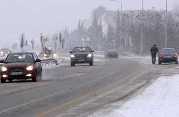 Στα λευκά πολλές περιοχές της βόρειας Ελλάδας