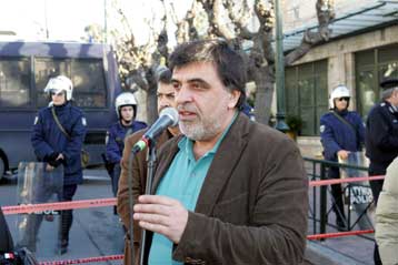 Στάση εργασίας της ΑΔΕΔΥ κατά το πανεκπαιδευτικό συλλαλητήριο της 9ης Ιανουαρίου