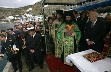 Μήνυμα προς την Τουρκία έστειλε από το Αγαθονήσι ο Κάρολος Παπούλιας