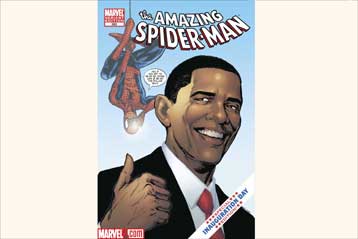 Πρωταγωνιστής σε ιστορία κόμικ του Spiderman ο Μπαράκ Ομπάμα