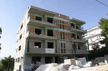 Σημαντική μείωση της οικοδομικής δραστηριότητας στο δεκάμηνο 2008