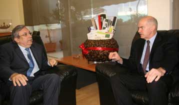 Δεδομένη η αλληλεγγύη μας, είπε ο Γ.Παπανδρέου στον πρέσβη των Παλαιστινίων στην Αθήνα