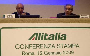 Μετ΄εμποδίων η πρώτη απογείωση για τη νέα, ιδιωτικοποιημένη, Alitalia