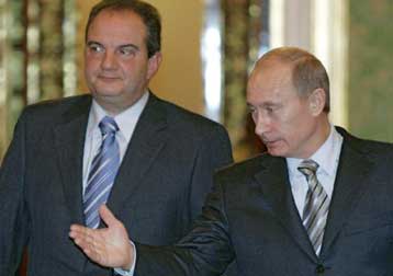 Την ανησυχία του για την κρίση με το φυσικό αέριο εξέφρασε ο Κ.Καραμανλής στον Βλ.Πούτιν